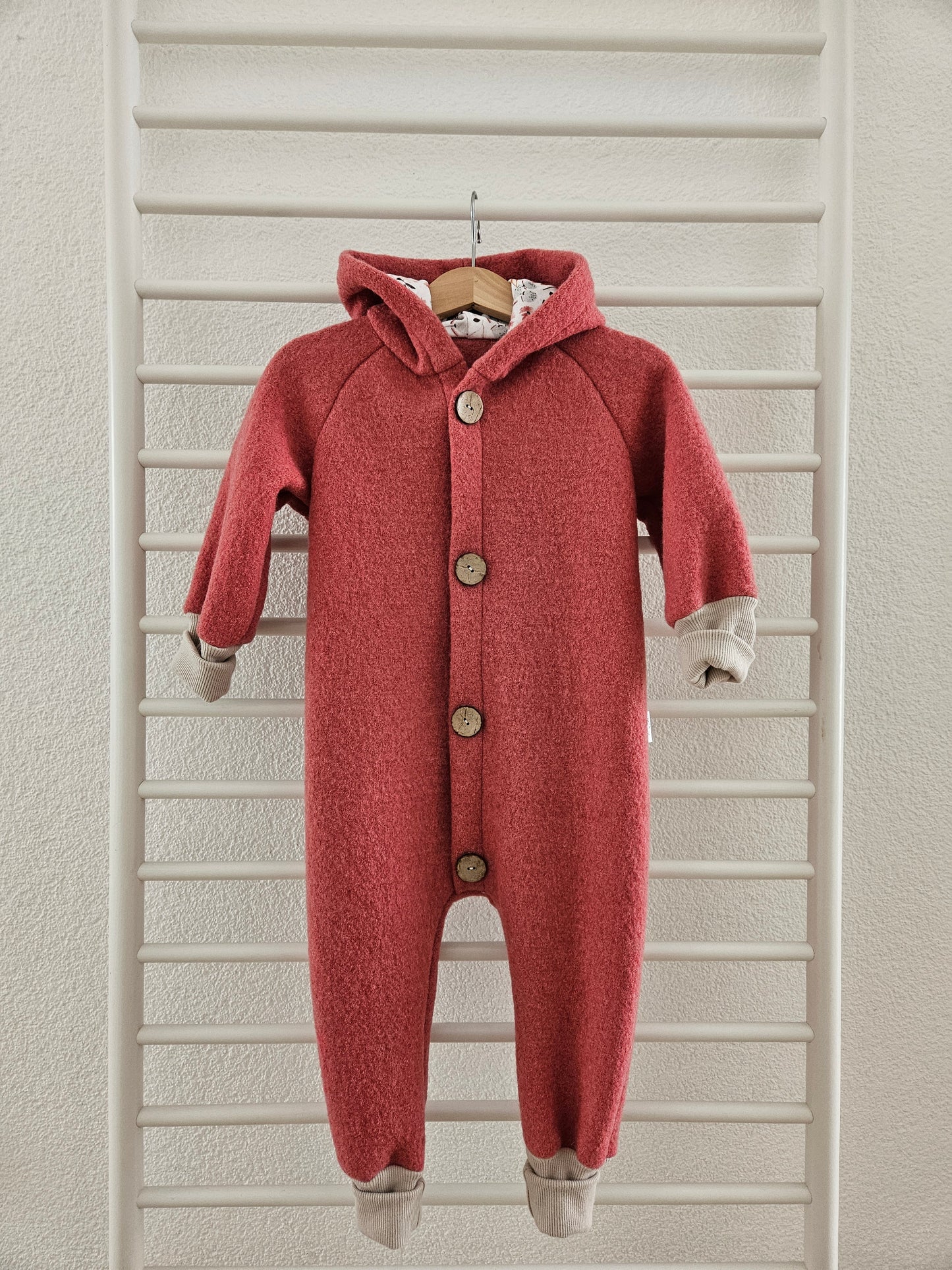 Wollwalk Overall Altrosa/Floral