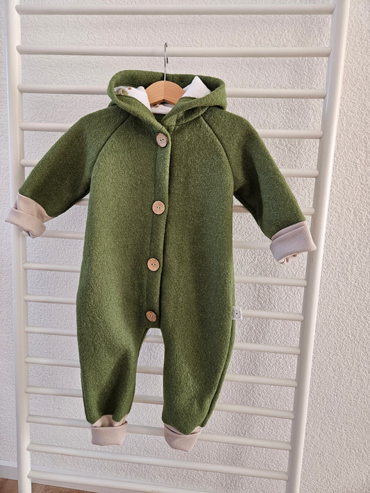 Wollwalk Overall Olive/Eicheln